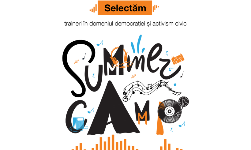 Selectăm traineri în domeniul democrației și activismului civic, în cadrul taberei de vară „Tineri în Acțiune” Selectăm traineri în domeniul democrației și activismului civic, în cadrul taberei de vară „Tineri în Acțiune”