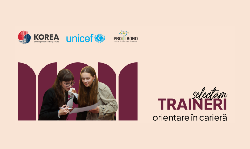 Apel Public pentru selectarea trainerilor în orientare și ghidare în carieră (ToT) Apel Public pentru selectarea trainerilor în orientare și ghidare în carieră (ToT)